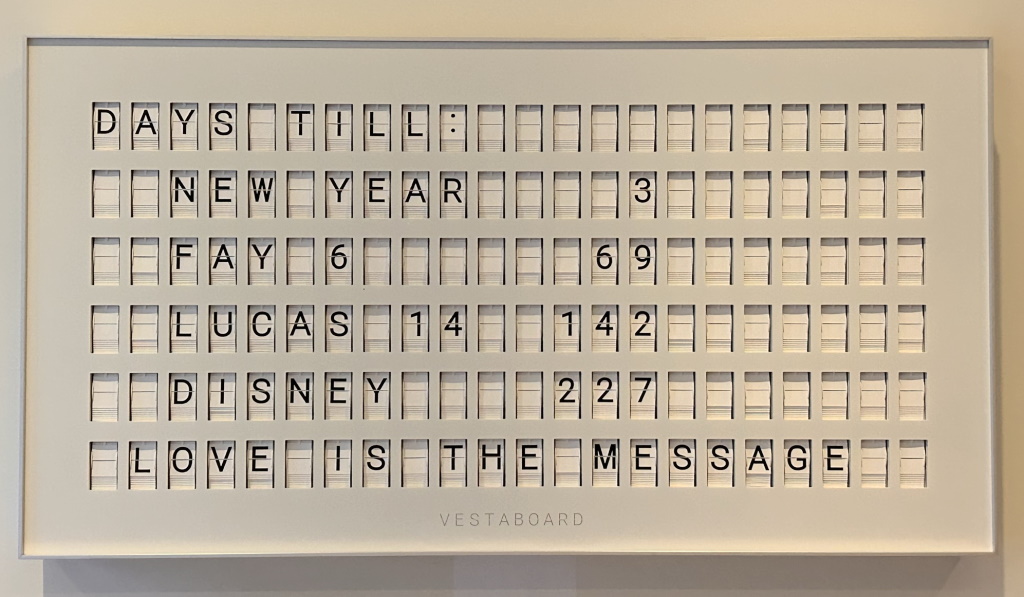 Vestaboard Message Board